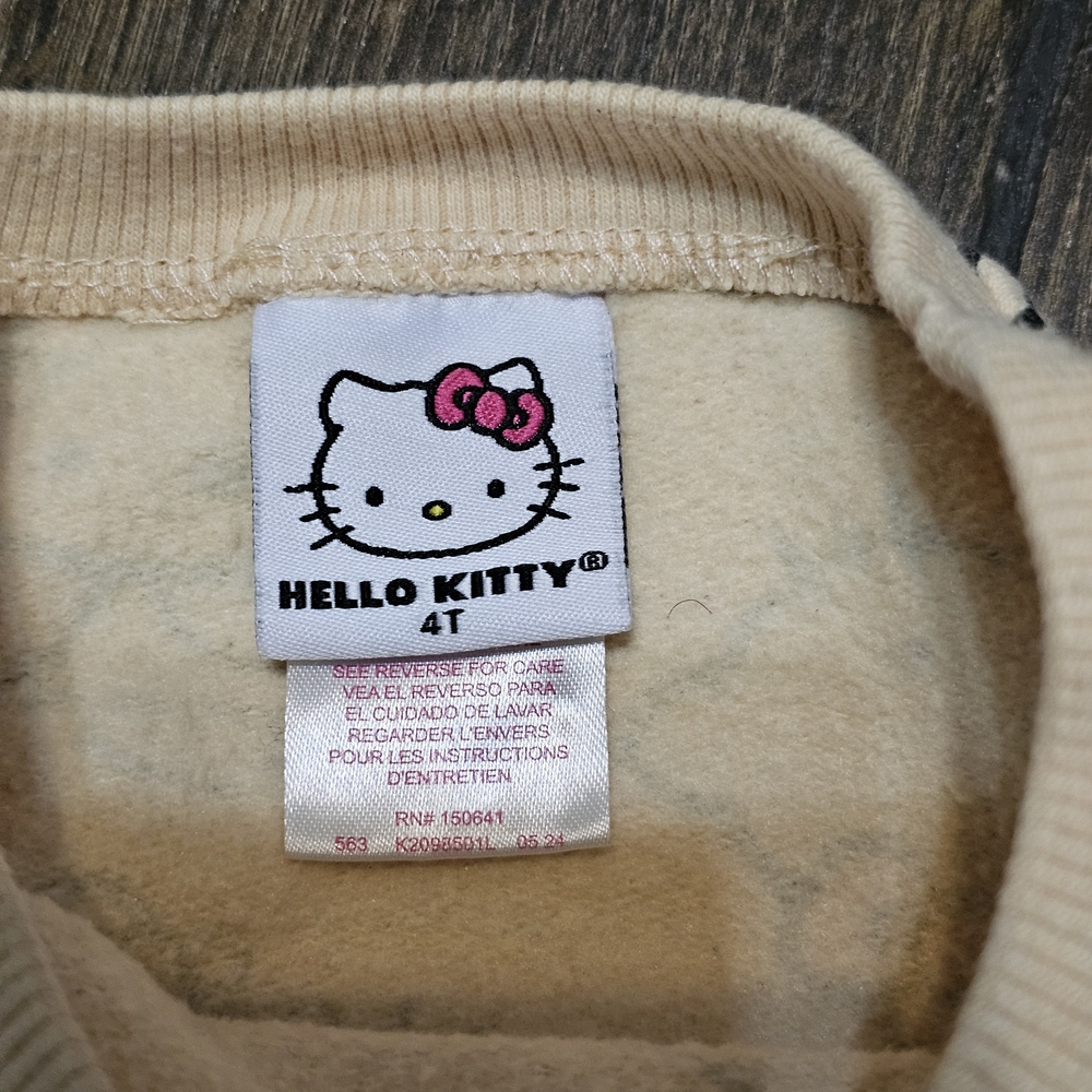 Hello Kitty Cream Apparel with Pink Accent - Picture 2 of 3